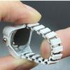 Cartoon Crystals Geometric Ring Simple Woman Personality Sweet Fashion Versatile Rings Jewelry Birthday Party Gift