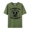 My Drinking Team Has A Pool Problem Billard Pool Snooker Brand Clothing Winter Printed TShirt Tops T Shirt