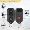 Key Fob Replacement for 1999-2009 Toyota 4Runner/ 2001-2007 Sequoia Car Keyless Entry Remote Control,HYQ12BBX HYQ12BAN,4 Buttons