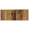 6 Piece Wall Mounted TV Cabinet Set Rustic Wood Look Engineered Wood