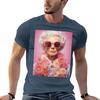 Pink Lady Funny Portrait Tshirt T Shirt Unisex Designer T Shirts For Unisex Cotton Anime T Shirts For Unisex Tshirt