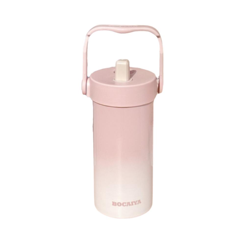 

Ceramic Water Cup 600ML Straw Cup Portable Vacuum Cup
