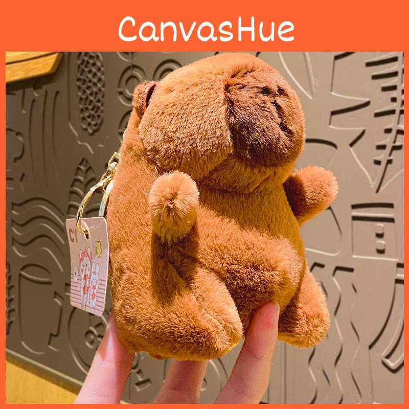 Cute Plush Capybara Keychain Backpack Pendant Wholesale Creative Cartoon Gift