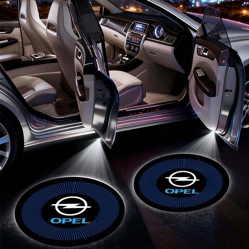 High-definition car door sign welcome light projection light For Opel Astra j g ignia Corsa d Vectra c Zafira a Auto Gadgets