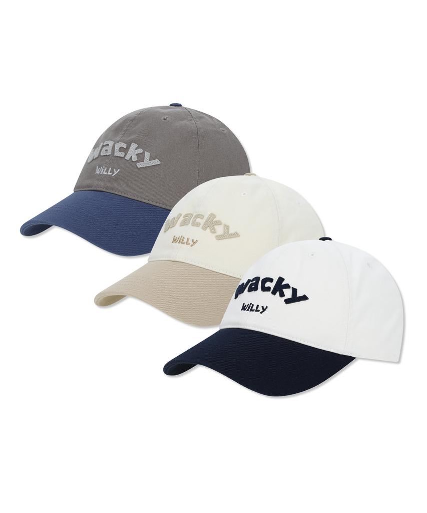 WACKY WILLY Applique Contrast Cap (3 Colors)