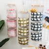 Wall Mounted 3 Bags Storage Bag Kitchen Supplies Fluid Systems Multilayer Bags Tool