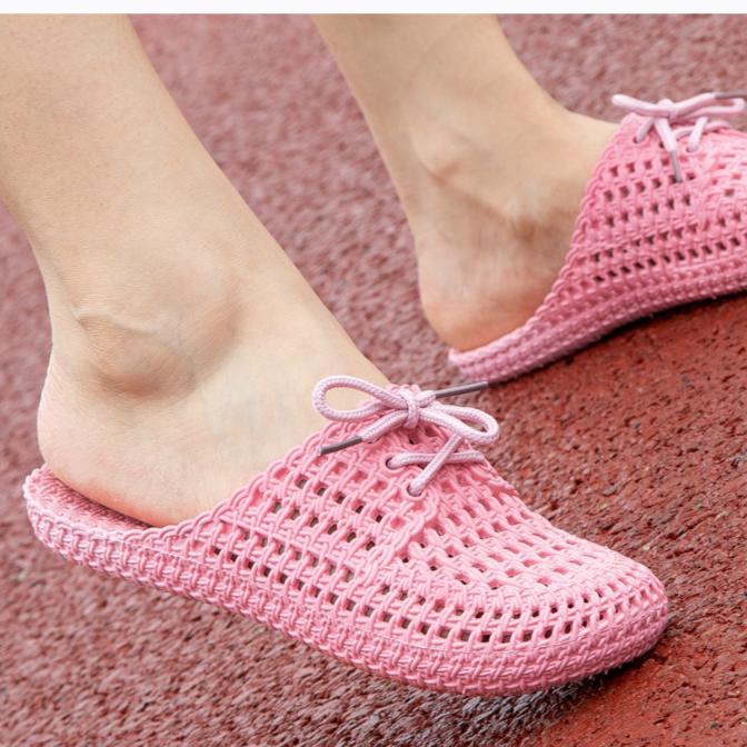 Comandați o mărime mai mare Papuci de casă de modă pentru femei Papuci de plajă impermeabili Papuci plati confortabili