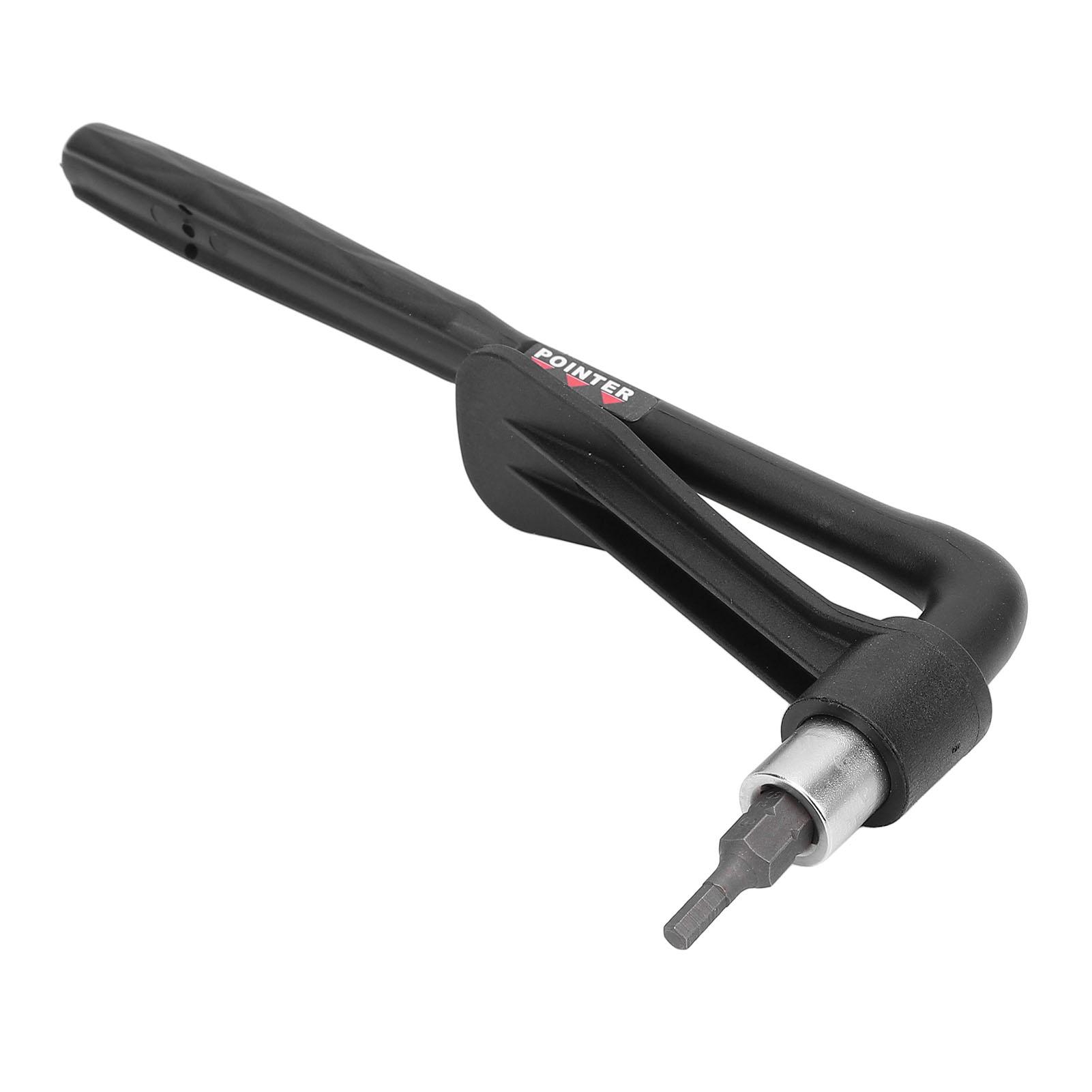 

Bike Torsion Wrench with H3 H4 H5 H6 H8 Hex Bits T25 Hex Star Bit High Accuracy 3 to 10Nm Torsion Wrench for Mountain Bike Road Bike