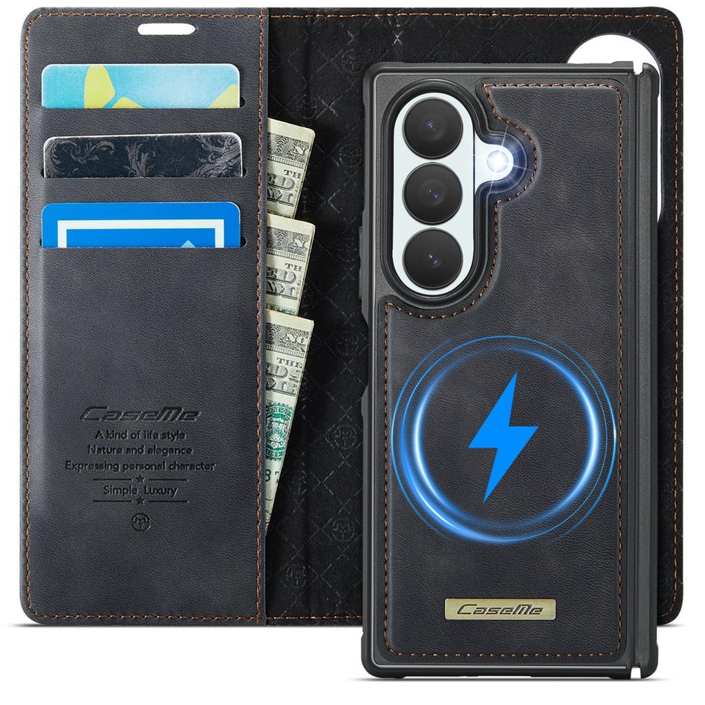 For Samsung Galaxy Z Fold 8 Ultra,Fold8 Ultra Detachable Wallet Phone Case,Magsafe,Card Holder,Shockproof,Stand,Leather Cover