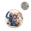 Anime The Owl House Brooches Luzura Amity Blight Lapel Pins Round Creative Cartoon Badge for Backpack Jewelry Accessories Gifts