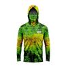 Mens Quick-Dry UV Protection Fishing Hoodie With Face Cover Long Sleeve Camo Outdoor Sport Shirt Hiking Camping