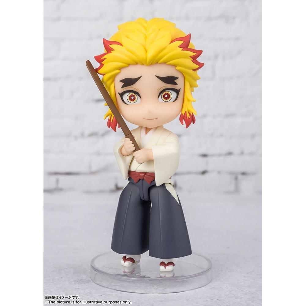 Figuarts mini Demon Slayer: Kimetsu no Yaiba Rengoku Senjuro ca. 90 mm PVC & ABS malt bevegelig figur