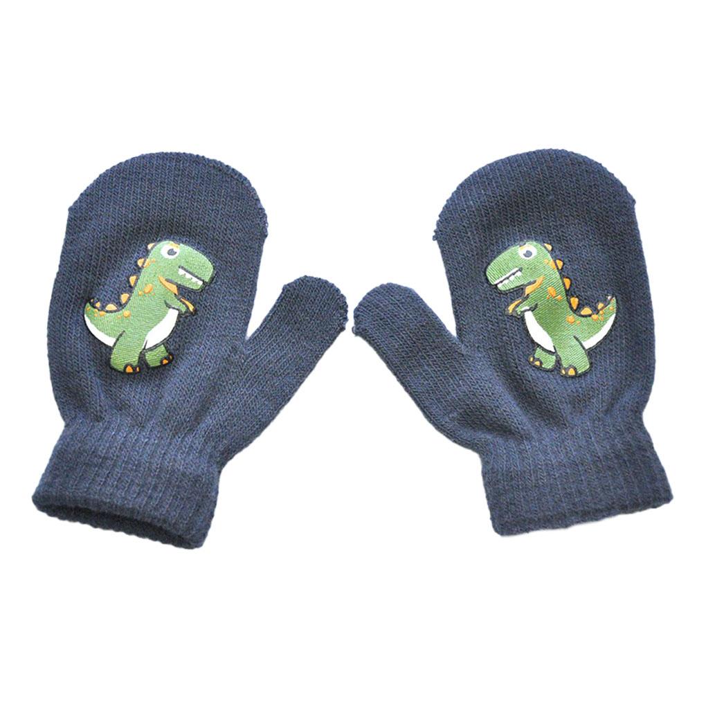 1 Pair Kids Mittens Fingers Warmer Thermal Clothing Accessory Mitt Finger Warming Cover Knitted Toddler Mitten for Winter