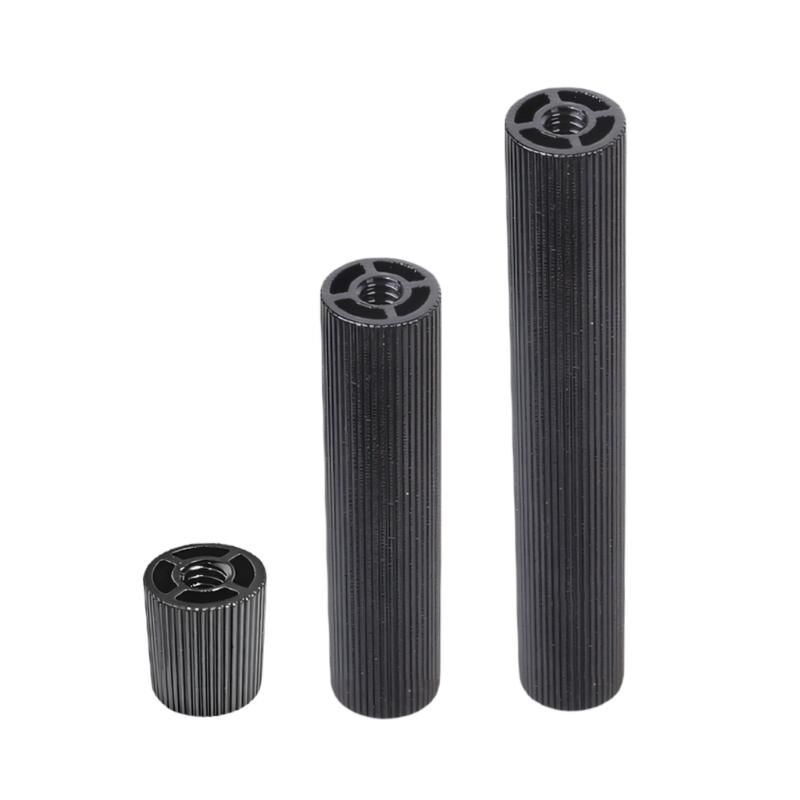 

Aluminum Alloy Camera Tripods Connectors 1/4 Inch Female Thread Adapter In 3 Size Mounting Screws Set Black 1