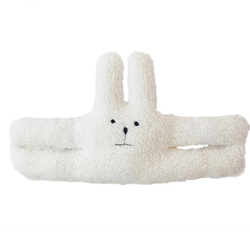 Little Rabbit and Bear Lambskin Soothing Toys Children's Anti-pinch Door Stop Baby Door Decoration Door Hanging