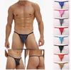 Pánské G-String síť Příze Průhledné spodky Tanga Spodní prádlo Kalhotky Velká velikost T-back