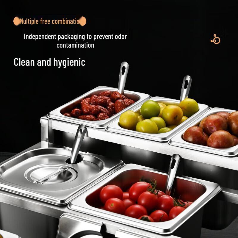 Telescopic Stainless Steel Food Pan Seasoning Rack
