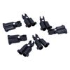 10PCS Black Plant Stake Joint 11mm/16mm Garden Stake Joint  for Plant Support Frames