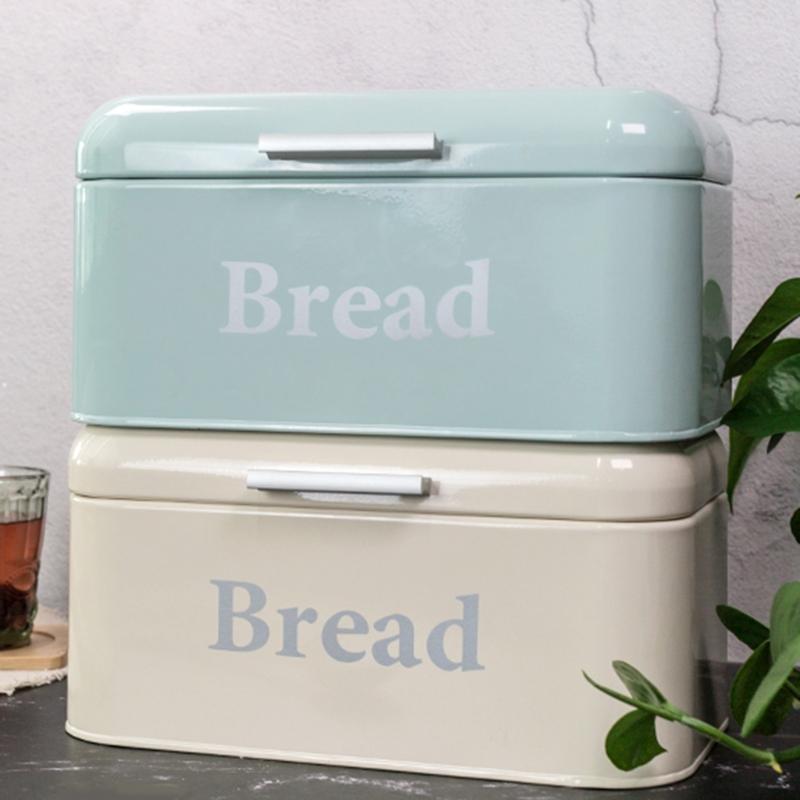 Morandi Color Make-up-Pinsel-Organizer, Metall, Brotkasten, Schreibtisch, Klappdeckel, Aufbewahrungsbox, Veranda, Schlüsselhalter für Büro, Küche
