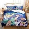 2023 Higurashi When They Cry Bedding Set Single Twin Full Queen King Size Bed Set Aldult Kid Bedroom Duvetcover Sets Anime