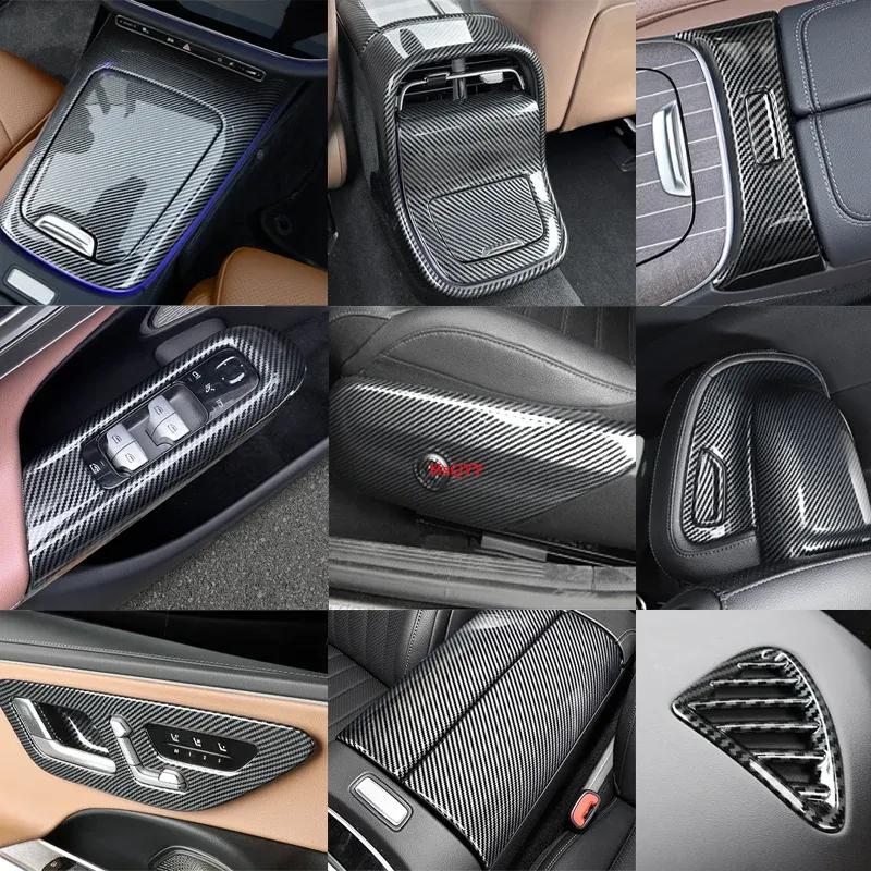 For Mercedes Benz E Class W214 E260 E300 2024 2025 Carbon Fiber Car Interior Decoration Modification Full Kit Accessories