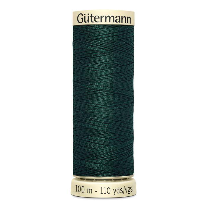 Lot de 5 bobines 100m Fil 100% polyester Gutermann Ref 788988 - Att 18 - picéa