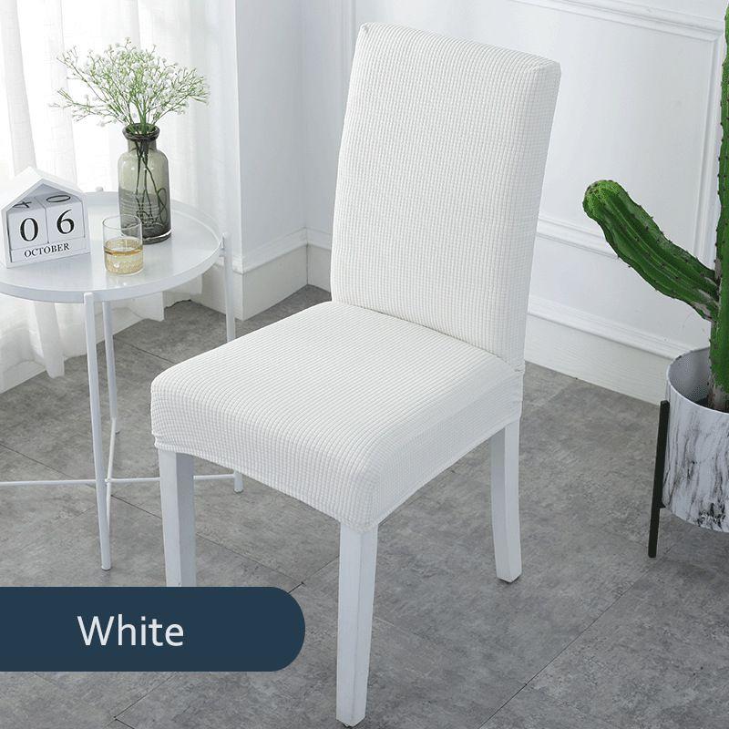 

Waterproof Fleece Elastic Chair Cover For All-inclusive Furniture Protection White