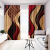 2PCS 2D flat  curtains, polyester material , high-definition digital printing art design,  bedroom,home decor