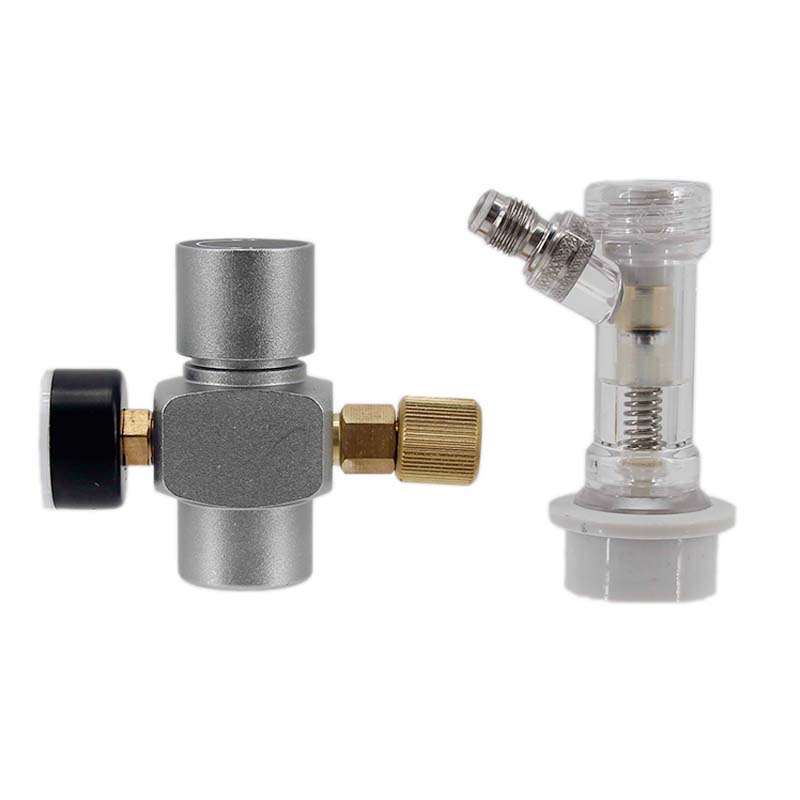 Regolatore di Carbonatazione per Birra Compatto Homebrew 0-30 psi Caricatore Mini Gas CO2 Kegerator per Birra