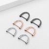 Interior Accessories Car-Styling D Shape Keyring D Shape Key Chain Bag Repair Buttons Car Keychain