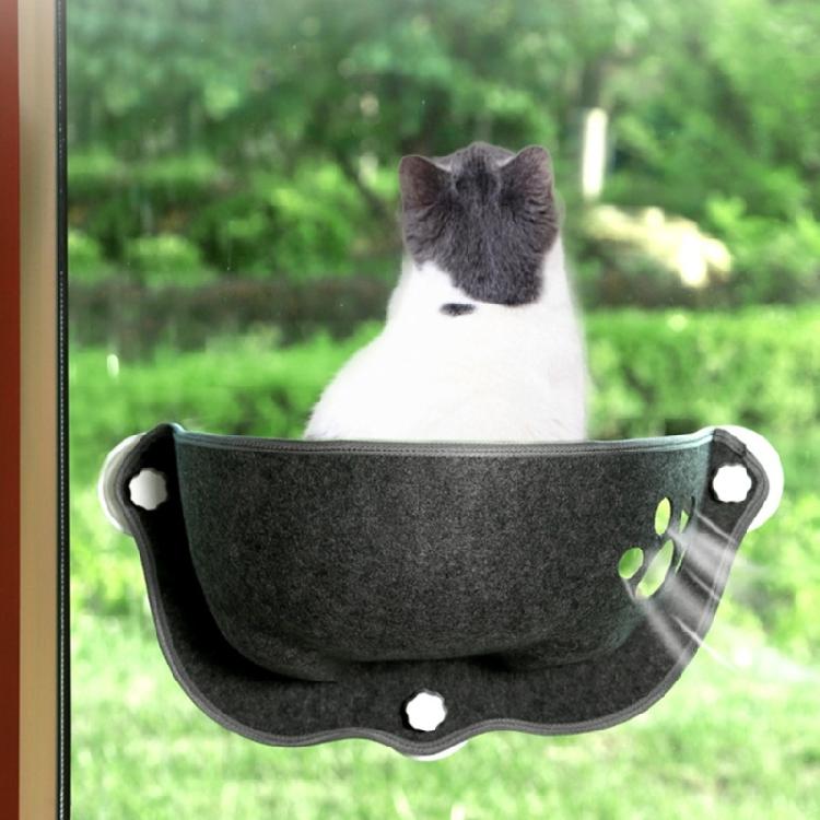 Amaca per Finestra Gatti Letto Riposo Facile da Installare Ventosa Risparmio di Spazio Bagno di Sole