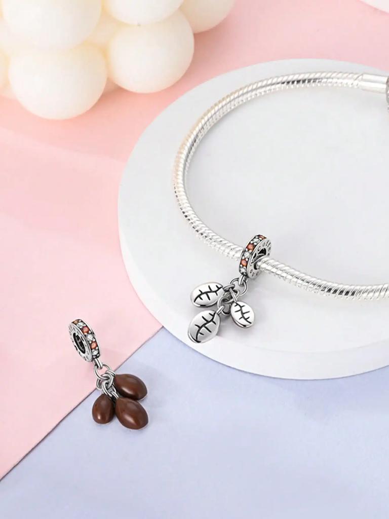 Charms Plata Copper Colors Pumpkin Beer Bottle Ice Cream Cup Beads Pendant For Original Bracelet For Women Diy Jewelry Love Gift