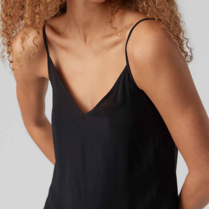 Top uni cu bretele subțiri decolteu în V Femei VERO MODA