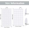 Zonon 280 Pieces Double Sided Sticky Dot Stickers Adhesive Squares Removable Circle Square Putty No Trace Clear Sticky Tack Waterproof Mounting Putty