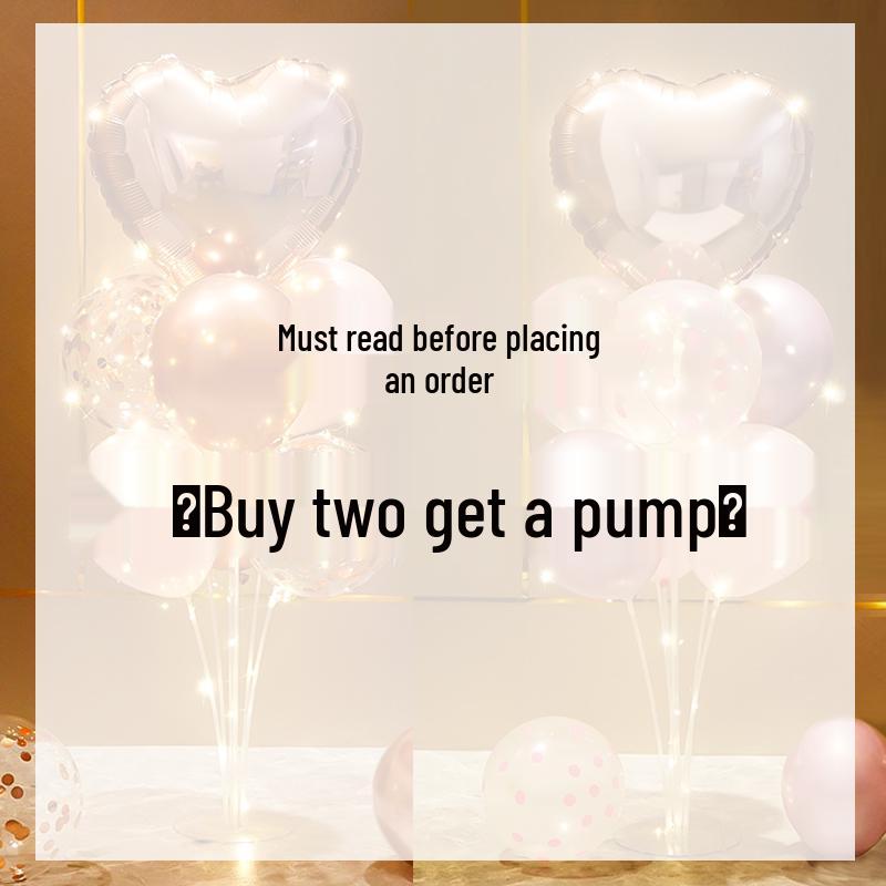 Glowing Balloon Column Stand for Birthday, Party, Shop Opening, or Proposal Decorations