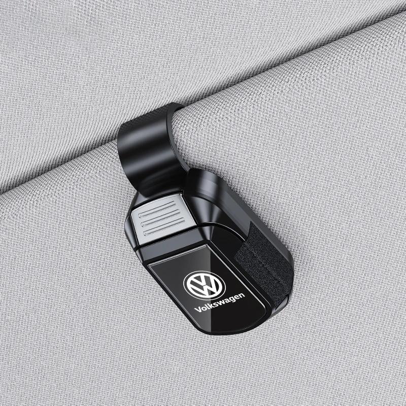 

New Mirror Style Car Sun Visor Glasses Holder Sunglasses Clip For Volkswagen Golf Passat b6 Amarok T5 Phaeton Teramont Car