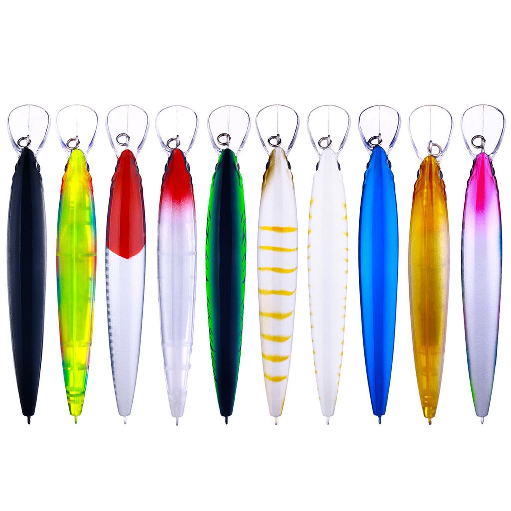 Saltwater Bass Plastic 13cm 36g Bait Minnow Lure Deep Diving Wobbler Jigging Hard Artificial Fishing Lures