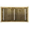 Planters 2 Pcs Pressure Treated Pine Wood