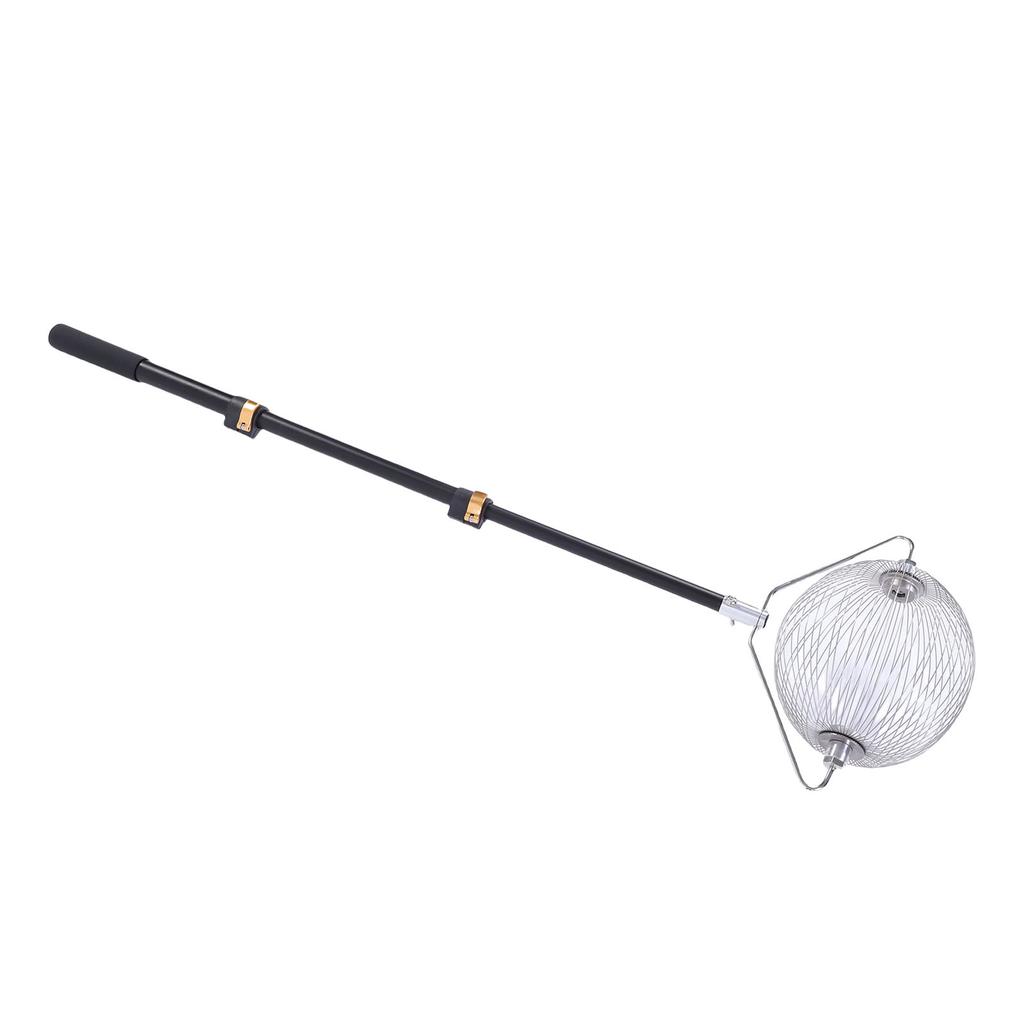   Nut Collector S Size Multi Purpose   Rolling Picker with Telescopic Aluminium Alloy Pole for Tennis  S Chestnuts
