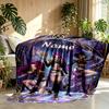 Custom Name Personalized Demon Hunters Kpop Print Blanket, Home Decor, Bedroom, Sofa, Camping, Couch, Gifts for Birthday Christmas