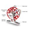 Durable Freshwater Fish Line Outdoor Fishing Aluminum Alloy Fish Buckle Front Wheel Fishing Tool Ice Fishing Reel
