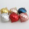 3Pcs/Box Painted Onion Balls Christmas Tree Ornament Plastic New Year Christmas Gifts Boxes Pendant Hanging Ornament Pendant