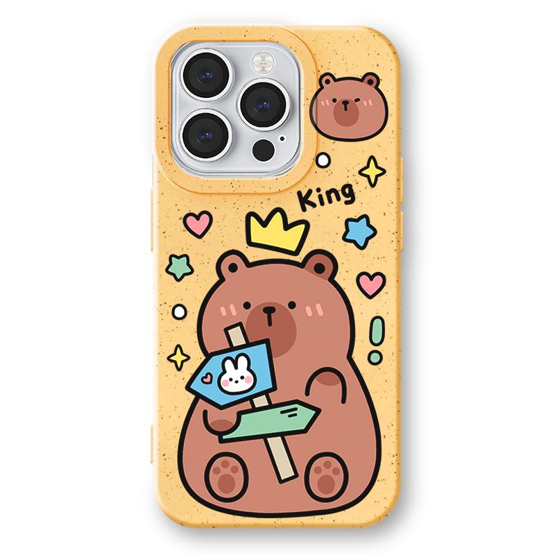 

Чехол Zhitai Apple 16Pro: Совместимо с iPhone 15 Pro Max, 14, 13, 11, 7, 8 - защитный чехол Wheat Shell iPhone 16