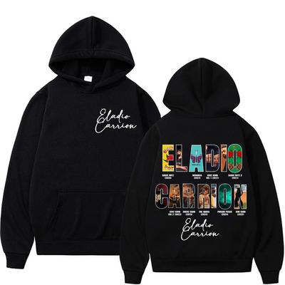 Rapper Eladio Carrion Album 2025 Cover Graphic Hoodies Men Women Vintage Hip Hop High Quality Hoodie Oversized Gothic Sweatshirt
