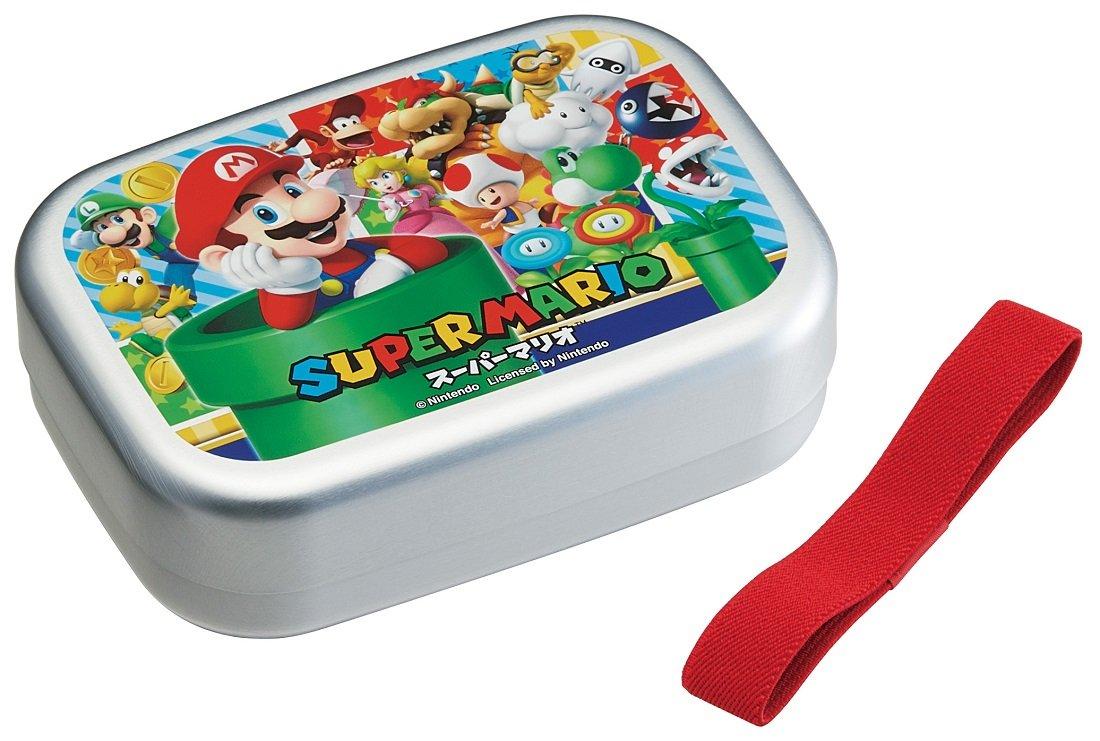 

Skater Aluminum Lunch Box 370ml Super Mario Boys Made in Japan Children s ALB5NV-A