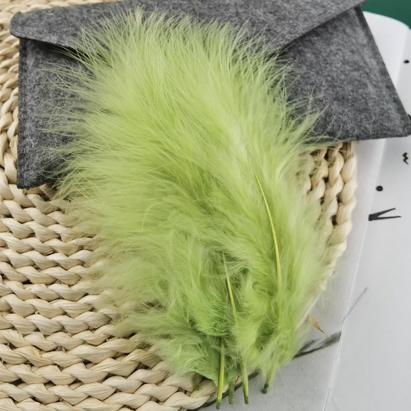 50Pcsdiy Color Feather Full Fleece Turkey Feather Clothing Antique Headdress Pet Toy Handicraft Decoration