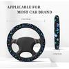 Steering Wheel Cover for Men Women Universal Car Accessories 15  Blue Butterfly