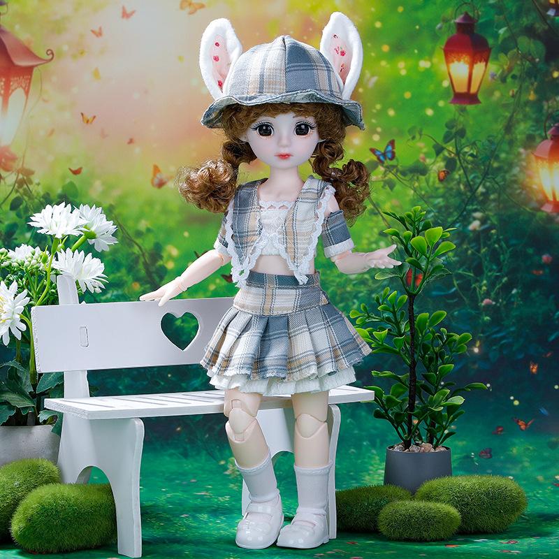 

Куклы BJD 30 см Принцесса Полный набор 1/6 Аниме BJD с одеждой 23 подвижных сустава Нарядная кукла Набор кукольного домика Подарки на день рождения Игрушки