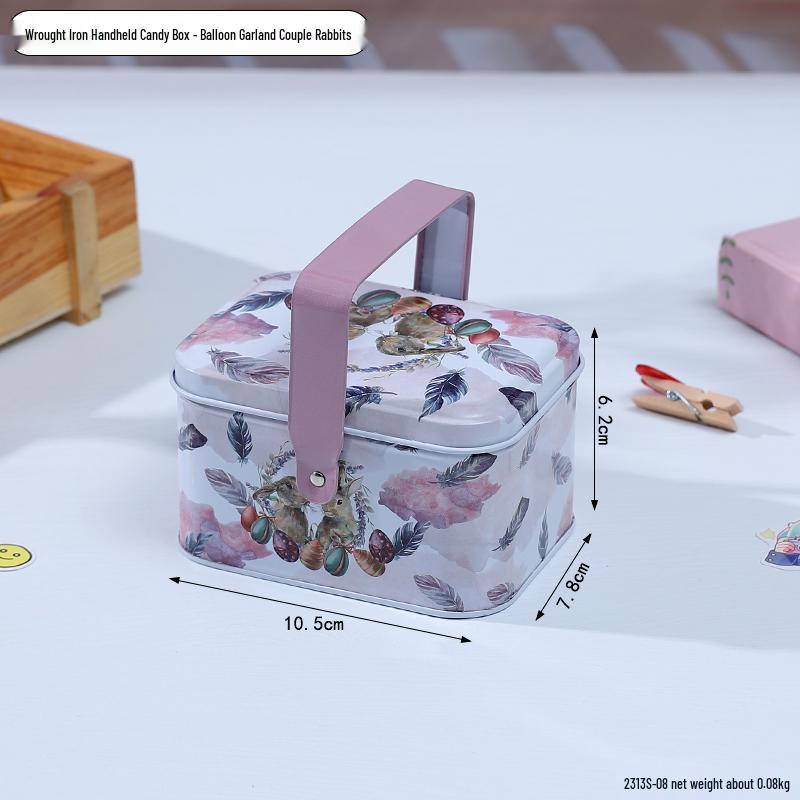 Adorable Cartoon Chocolate & Cookie Tin Box - Children's Gift or Wedding Favor Storage