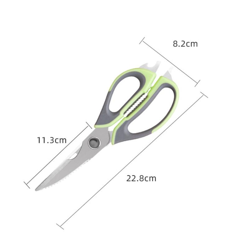 Foarfece ascuțite de bucătărie Foarfece multifuncționale din oțel inoxidabil pentru oase de pui Foarfece puternice și convenabile de uz casnic